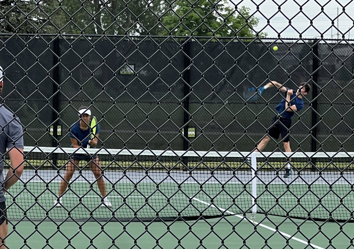 “Team Turkey”, Trent Turba and Anna Key played some tough tennis today at the State Coed Tennis Tournament. The Tigers fell against Boone 5-7, 2-6 and Central Dewitt. 3-6, 7-6(3), 5-7.