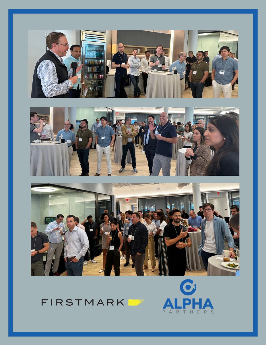 alphaptrs's tweet photo. A big thank you to @FirstMarkCap for hosting today's #Partner2Partner Quarterly Breakfast in NYC! Great to see everyone gathering for #NYTechWeek @Techweek_ https://t.co/4YVkbrzuUo