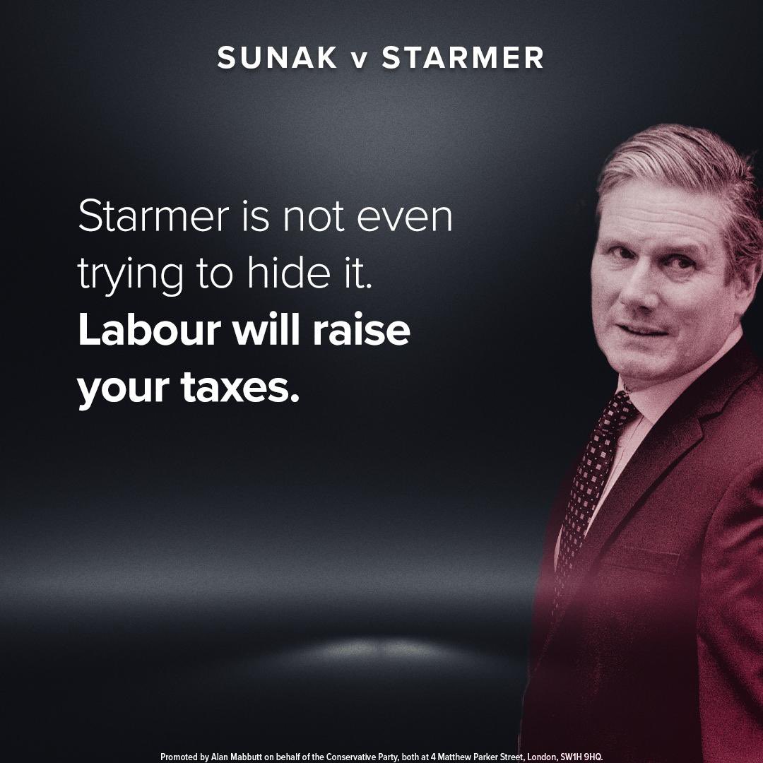 Finally Keir Starmer has a policy… He will raise your taxes!