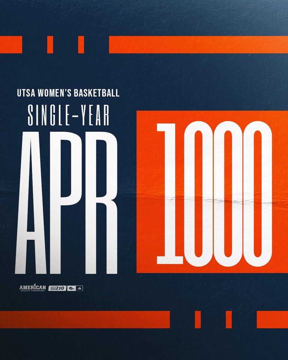 UTSAWBB's tweet image. Let’s hear it for a perfect APR! 👏👏

#BirdsUp 🤙 | #LetsGo210 | #PluckEm 🪶