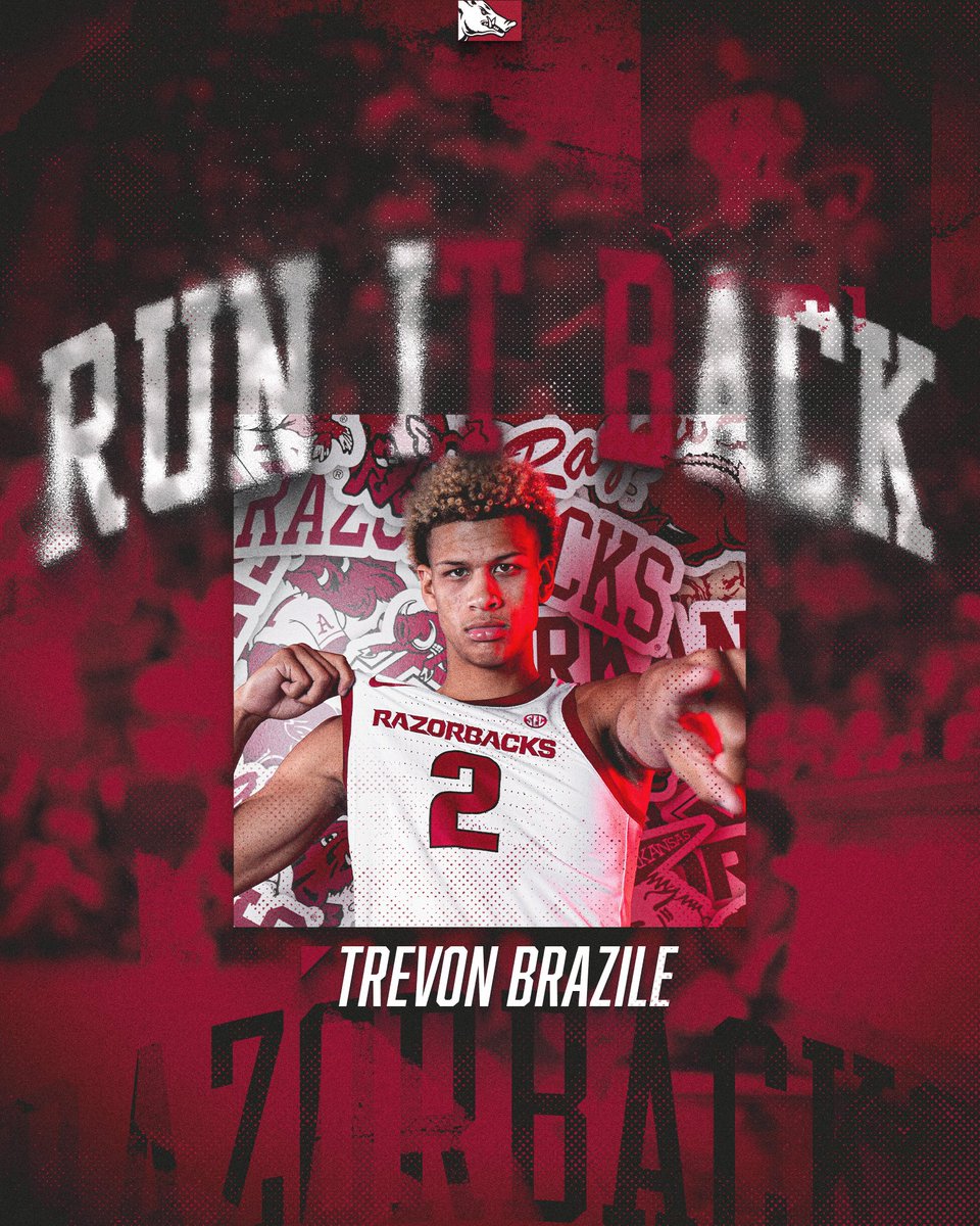 RazorbackMBB's tweet photo. In the words of @trillydonovan...sometimes the best gets are the ones you already have 🐗 https://t.co/gJMNARsBOW