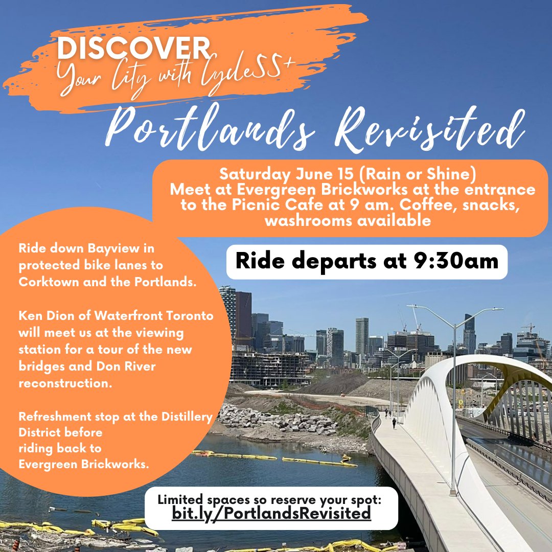 💯 Cycle55+ has a group ride heading there on June 15...