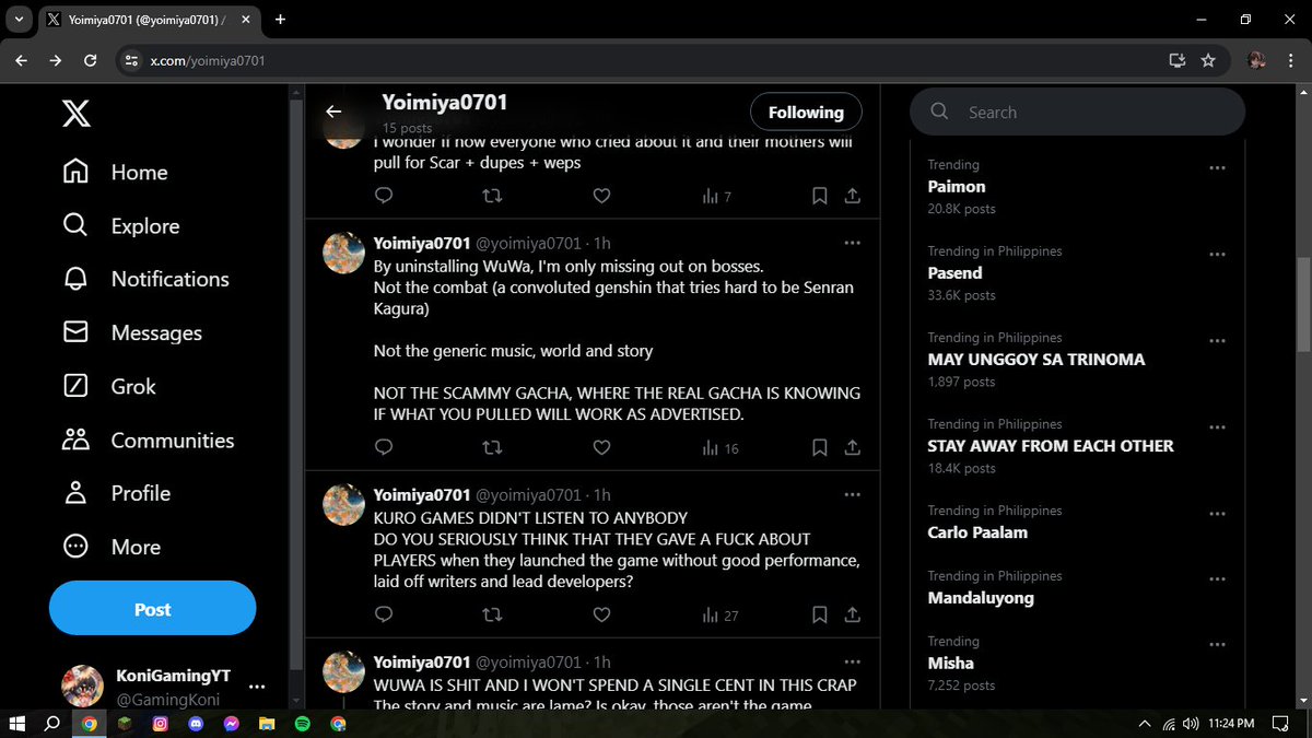 GamingKoni's tweet photo. No need to worry, I screenshot everything related to this user before it no longer exist.
#WutheringWaves #Exposed #Mintpicker https://t.co/bOrJdP2nbv