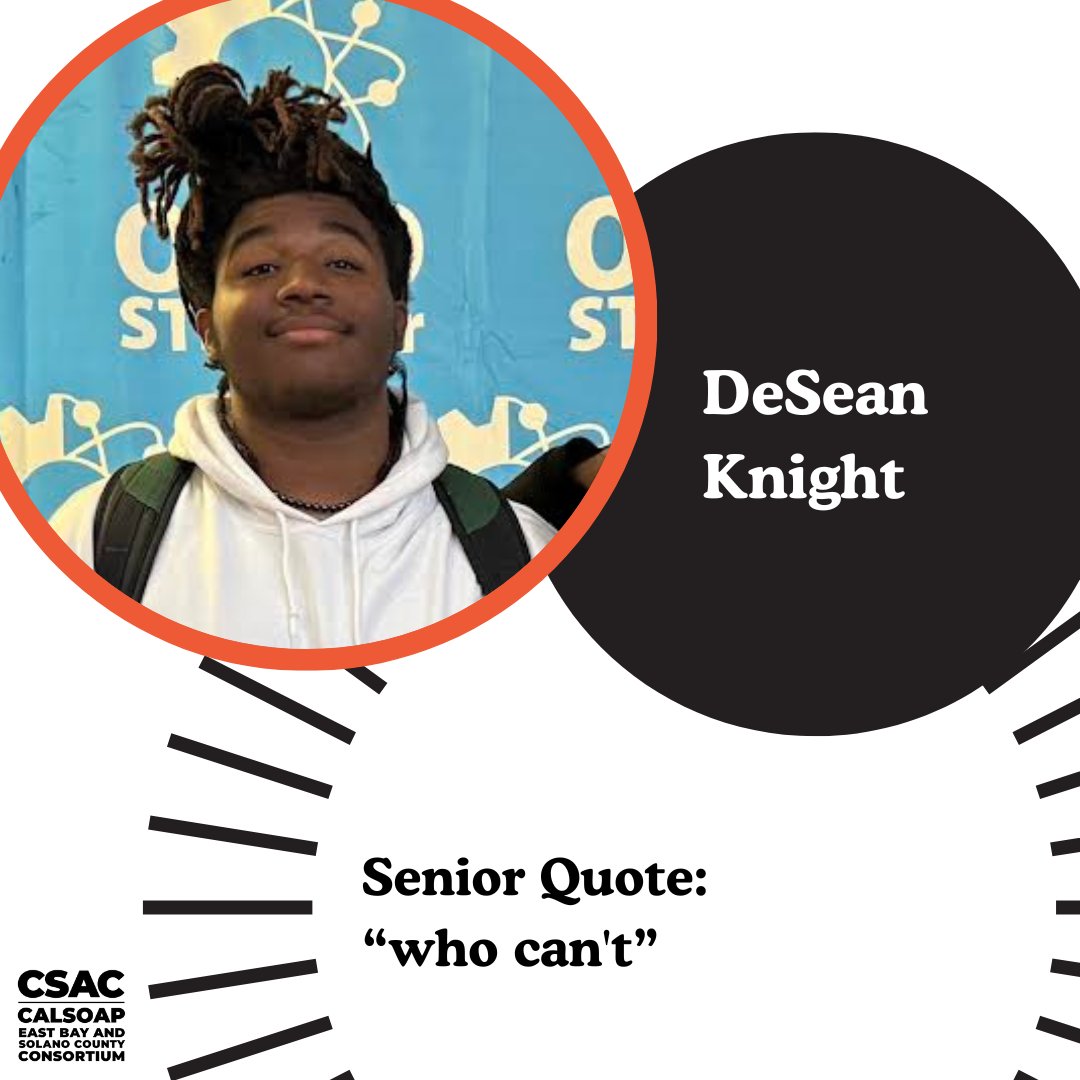 EBSCC_CalSoap's tweet photo. Congratulations and good luck to all our graduating seniors! Take a look at our senior spotlights for McClymonds High School and MetWest High School and see what our students have to say about their experiences. #ebscc #ebc #csac #seniorspotlight https://t.co/sL1ySrkqVl