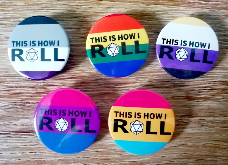 azuworks's tweet photo. It's PRIDE month, so my queer ass gets to show off some TTRPG and FFXIV queer goods from my Etsy store.
Help a gay out and check out my store! (Link Below) https://t.co/jHvehJQKM1