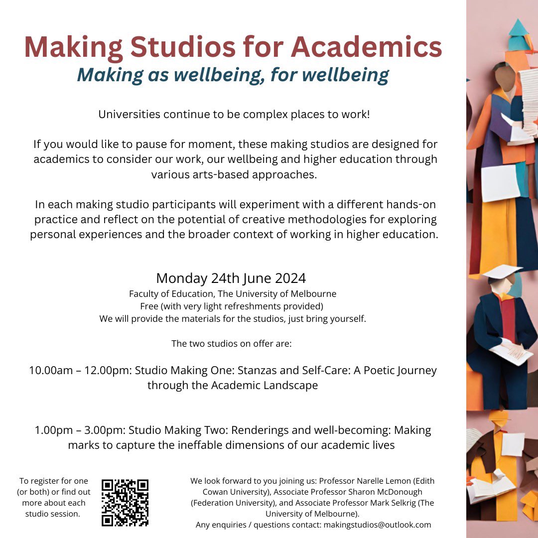 Looking forward to being part of these studios! You might like to join us.