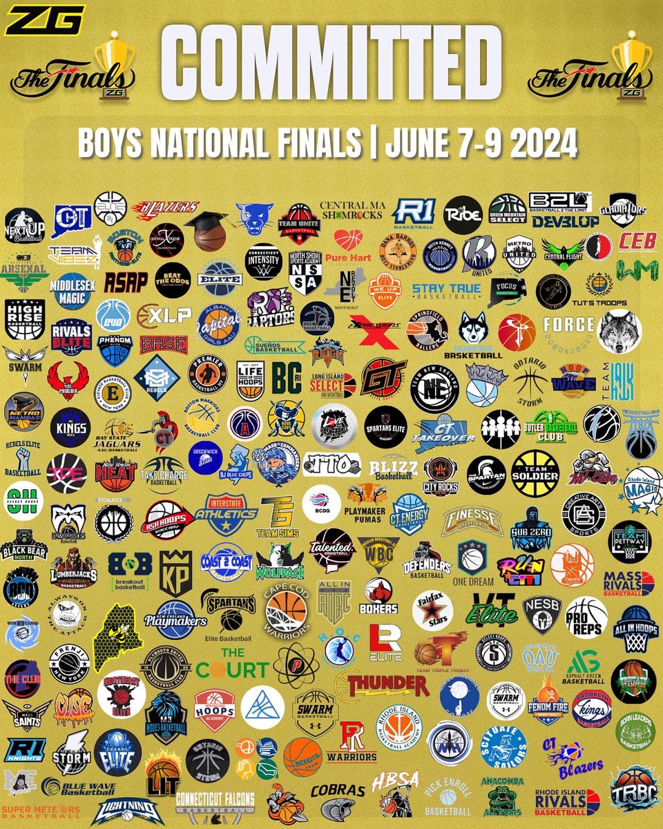 zg_newengland's tweet photo. The wait is OVER… 2024 ZG BOYS NATIONAL FINALS is HERE‼️🏆

In 3️⃣ days 850+ teams will be competing for a National Finals trophy and and a chance to cut down the nets✂️ 

Stay tuned for the schedule release🗓️👀

#ZGFinals | @zerogravitybb https://t.co/Sk8rgOtXZU
