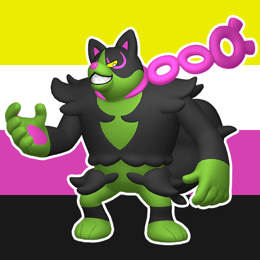 pkmnprideflags's tweet photo. the nonbinary (enby) flag color picked from Okidogi https://t.co/HPpfaTx9ll