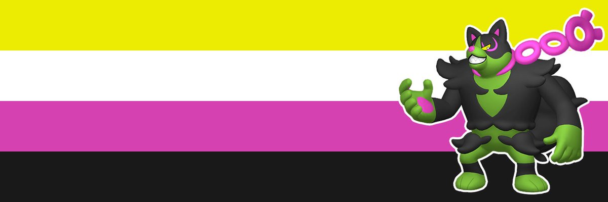 pkmnprideflags's tweet photo. the nonbinary (enby) flag color picked from Okidogi https://t.co/HPpfaTx9ll
