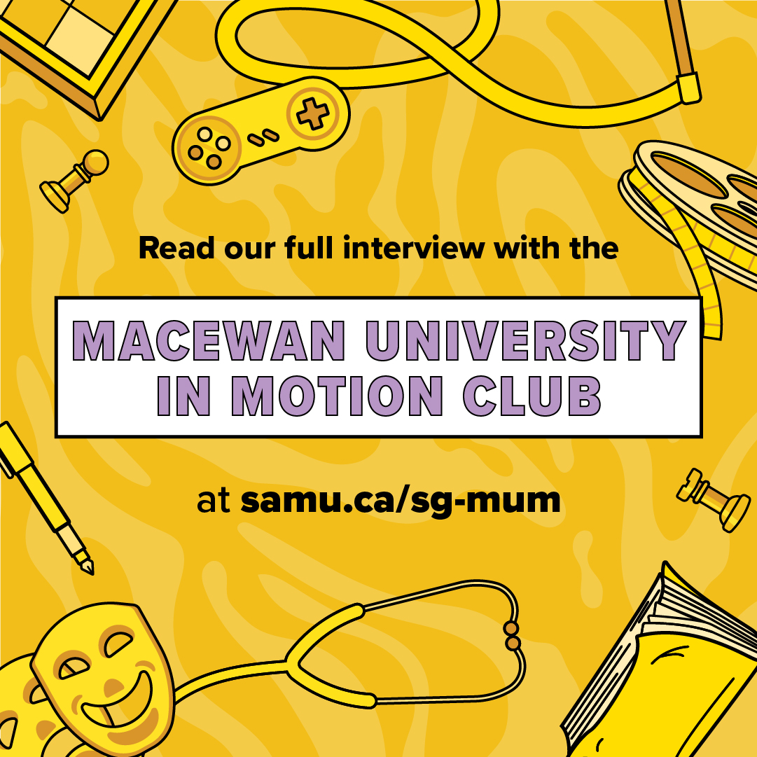 SAMacEwan's tweet image. STUDENT GROUPS SPOTLIGHT 

Meet the MacEwan University in Motion Club! We sat down with their president to discuss what this club is, how you can join, and the perks of joining a recreational club.

Visit samu.ca/sg-mum for the full interview!

#studentgroups #samacewan
