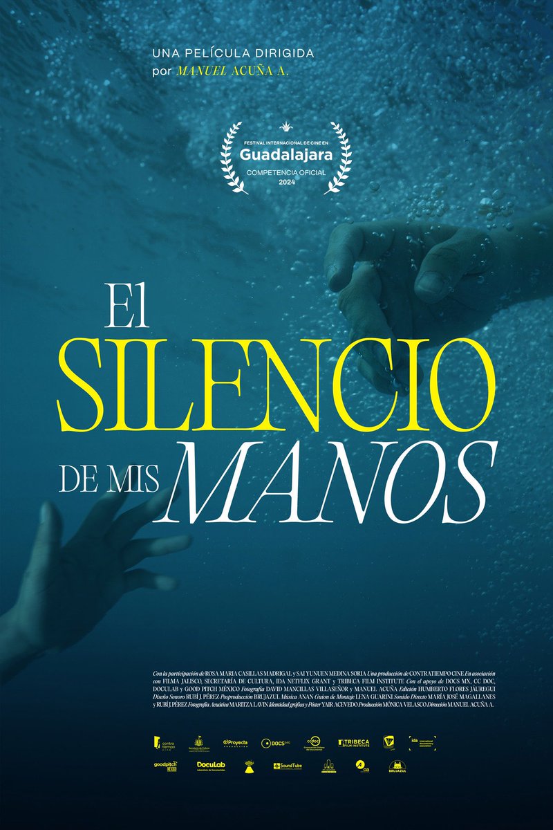 Después de 7 años, tres amores, una maestría y de muchas carpetas. Terminé mi primer largo! Una película hablada en Lengua de Señas Mexicana, llamada El Silencio De Mis Manos. Ahora se estrena en el <a href="/FICGoficial/">FICG Oficial</a> y les invito a que vayan a verla! ✨🤟🏼💕