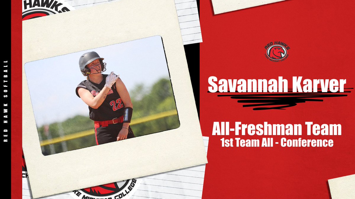 RedHawksSoftba2's tweet photo. Congratulations to FR Savannah Karver on her achievements this past 23-24 season with a special highlight of being awarded All-Freshman Team and 1st Team All-Conference!!
#TalonTough #RegionXII #BuildingAFoundation https://t.co/fPgvph61jJ