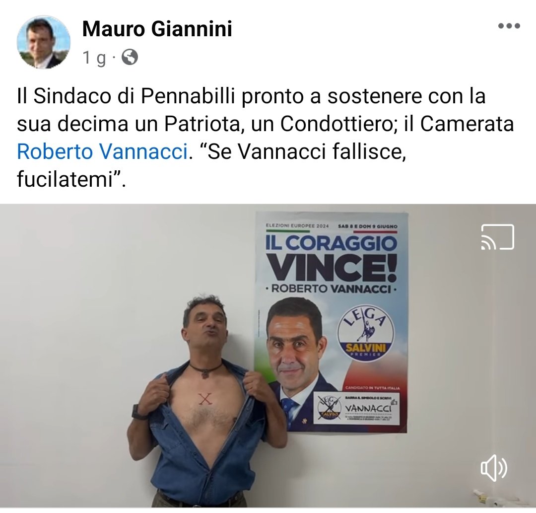 Se Vannacci fallisce, fucilatemi.