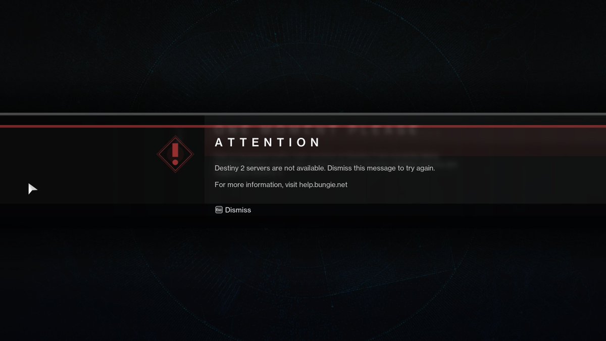 subzerostar13's tweet photo. @BungieHelp how TF are you gonna tell me servers are down while also putting me in a queue. https://t.co/f3RwkToKQ9