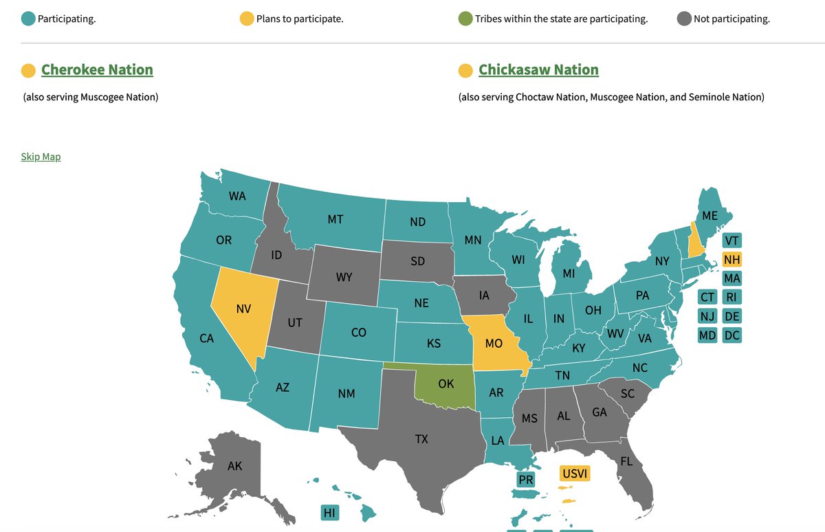 The USDA is launching a new program to help families pay for groceries over the summer. So far, 35 states are participating and the agency says Nevada is planning to join the program.

ktnv.com/money/new-groc…