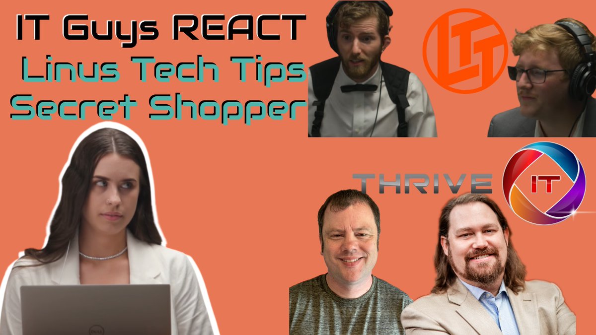 Do you like Linus Tech Tips? So do we. But we decided that one of their #SecretShopper episodes needed 50 combined years of #IT experience. So, we watched and recorded our thoughts. Enjoy this cringe-worthy treat! sbee.link/vqk9ytfrbu
#ltt #reactionvideo #react