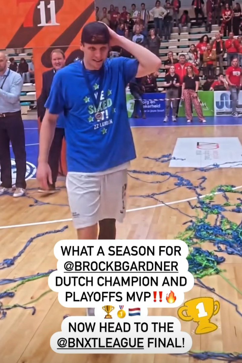 Let's Go <a href="/brockbgardner/">Brock Gardner</a>!!! BNXT League Dutch Finals Champion &amp; well deserved Finals MVP!!! Champion in HS, College &amp; now Pro. Congrats Brock!