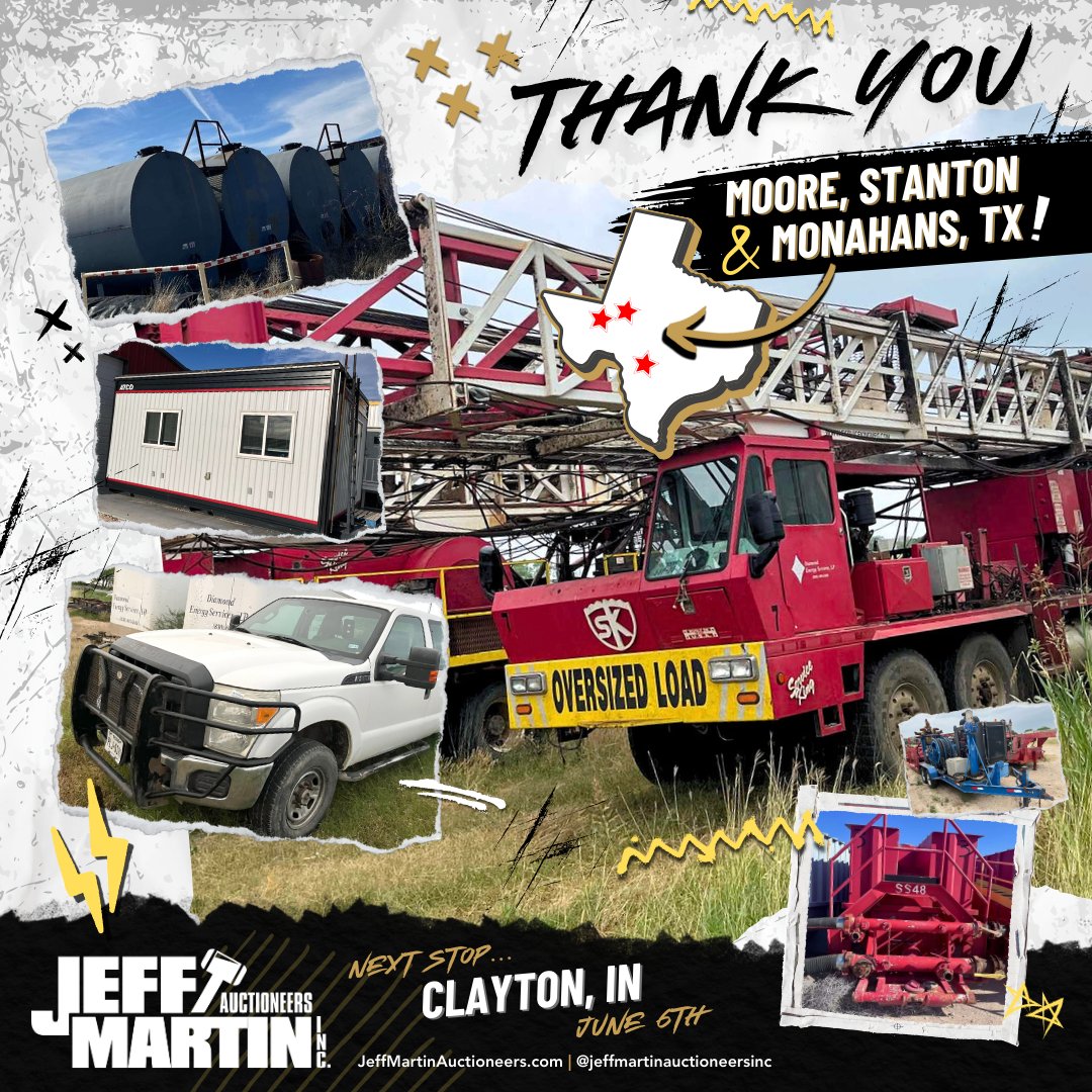 📢Thank You Texas! It was an action-packed day with two auctions, and we thank each of you who participated!
 👀Check out what we have coming up at jeffmartinauctioneers.com
#ExperienceTheDifference with #JeffMartinAuctioneers