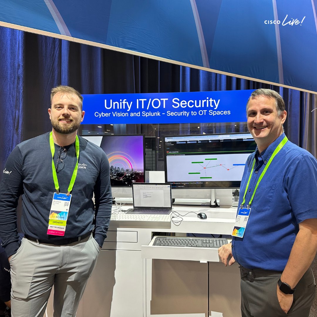 CiscoIIoT's tweet photo. Experience the latest in Industrial IoT innovations on the World of Solutions floor at #CiscoLive. Stop by, join the fun, and connect with our expert team. 🤝

Learn more: https://t.co/lw4QGWW5vR

#CiscoIIoT #IndustrialIoT #IIoT https://t.co/sVpb2Kmggf
