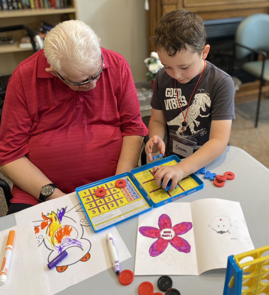 Our last visit to our Grandpals this school year. We read books, played games, colored together and sang songs in French. Thank you for having us. We will see you in September ! <a href="/Glade_Gators/">ForestGladeGators</a> <a href="/MsAwender/">Ms Awender</a> <a href="/gecdsbpro/">GECDSB PR</a>