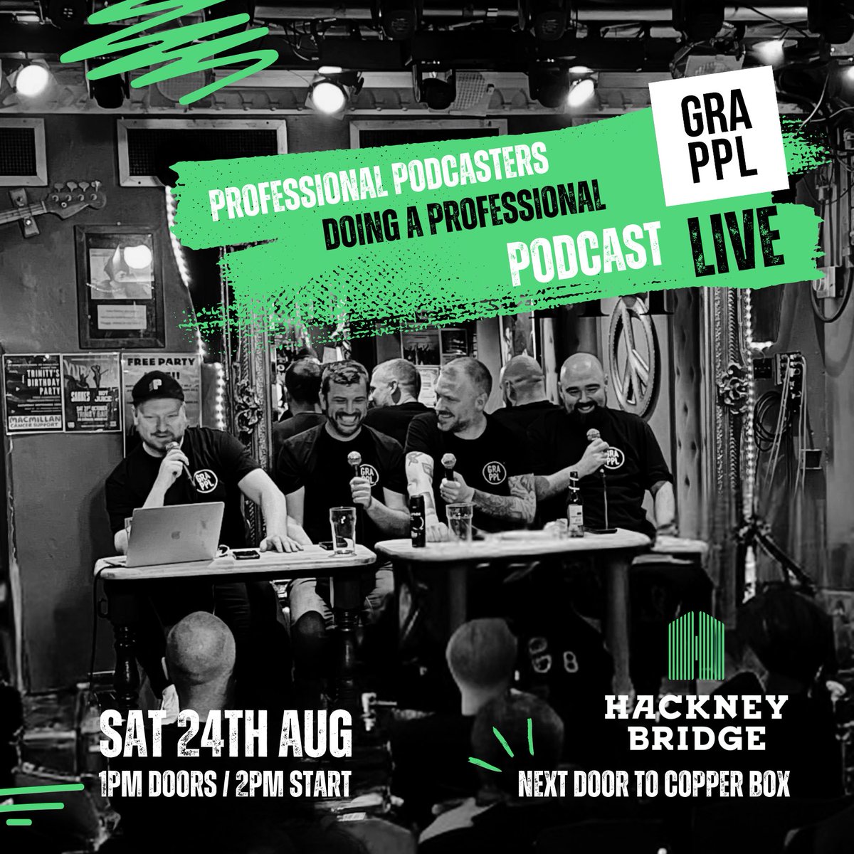 Just announced on the podcast… we’re doing another live show in London in August over ALL IN weekend!

Watch this space and listen to this week’s Spotlight for all the details on how to get tickets!
