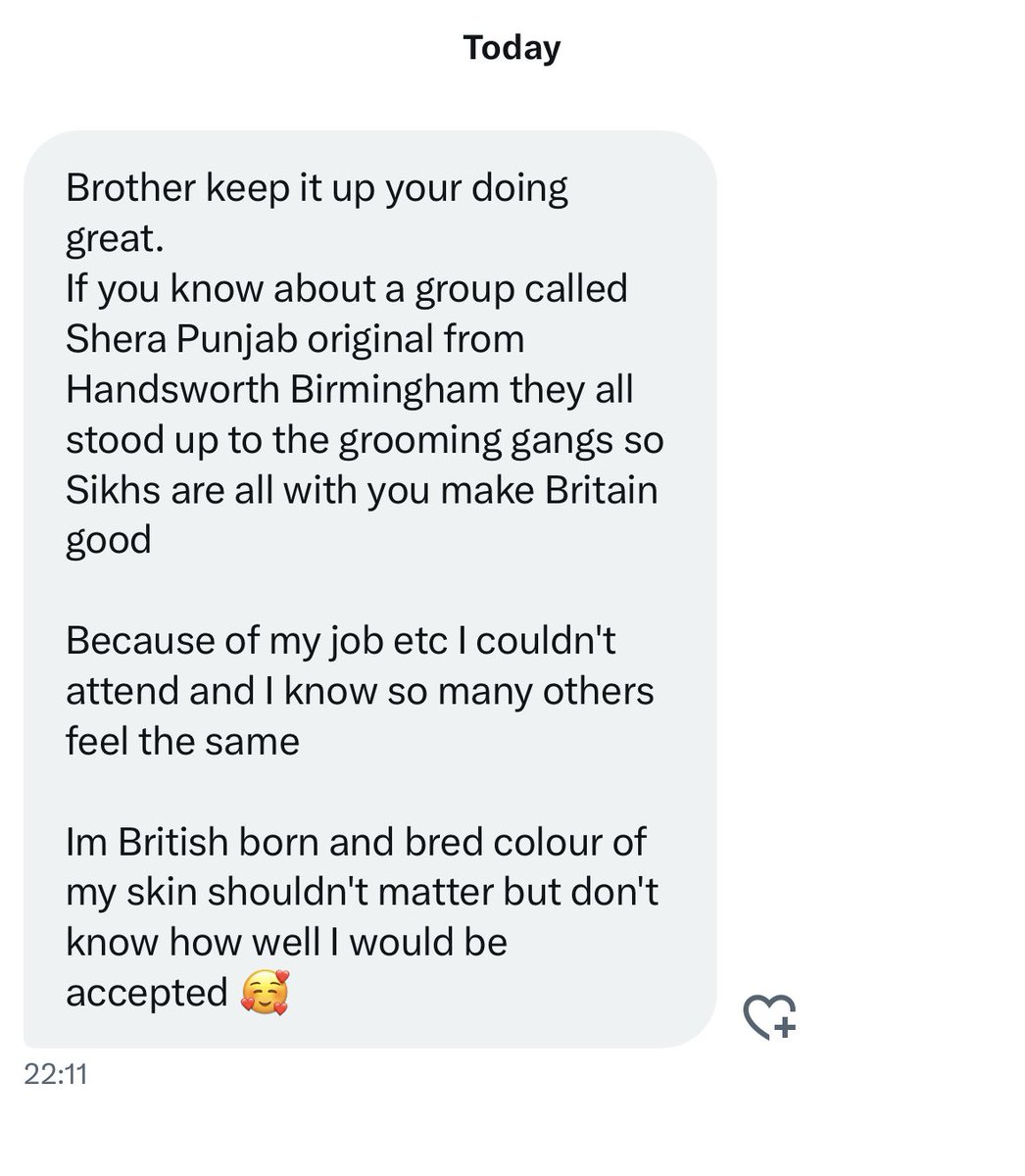 TRobinsonNewEra's tweet photo. Sikhs are a fine example to immigrant communities that are coming to the uk, they integrate , they work hard, &amp; they embrace our nation , we will always stand with the Sikh community. These are just 2 messages I’ve received today from British Sikhs https://t.co/Opd8QuosJt