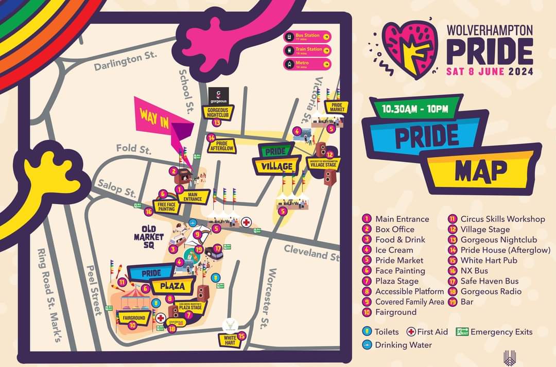 Wolverhampton Pride was such a great vibe last year - LET'S DO IT ALL AGAIN!!!

I'm delighted to be performing on the Pride Village Stage at 3.45pm on Sat 8th June 2024, Victoria Street, Wolverhampton 

Tickets and more info here:
pridewton.co.uk