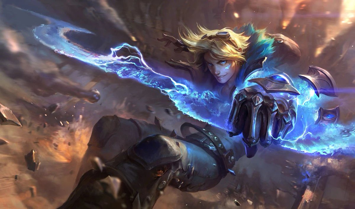 「Ezreal  AD growth increased from 2.5 to 」|Spideraxeのイラスト