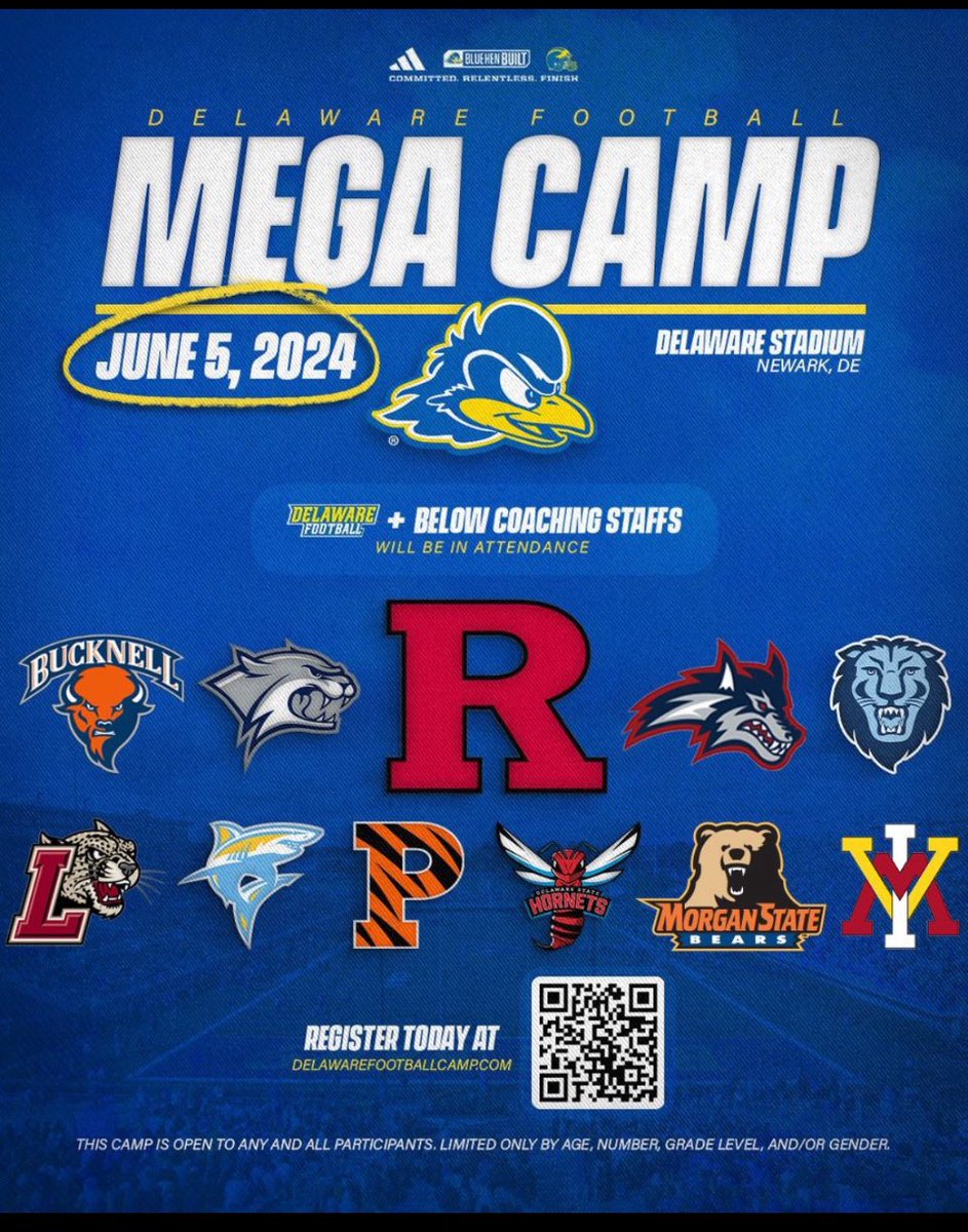 Joseph Diver Jr. (@diverjr1) on Twitter photo Looking forward to Delaware Football Mega Camp tomorrow.
<a href="/ryancarty10/">Ryan Carty</a>
<a href="/CoachRogers57/">Coach Rogers</a>
<a href="/CoachBA1010/">πππΆπΈπ½ π΅ππ·π·π ππΈππππΆ</a>
<a href="/SJVLancersFB/">St. John Vianney Football</a> Looking forward to Delaware Football Mega Camp tomorrow.
<a href="/ryancarty10/">Ryan Carty</a>
<a href="/CoachRogers57/">Coach Rogers</a>
<a href="/CoachBA1010/">πππΆπΈπ½ π΅ππ·π·π ππΈππππΆ</a>
<a href="/SJVLancersFB/">St. John Vianney Football</a>