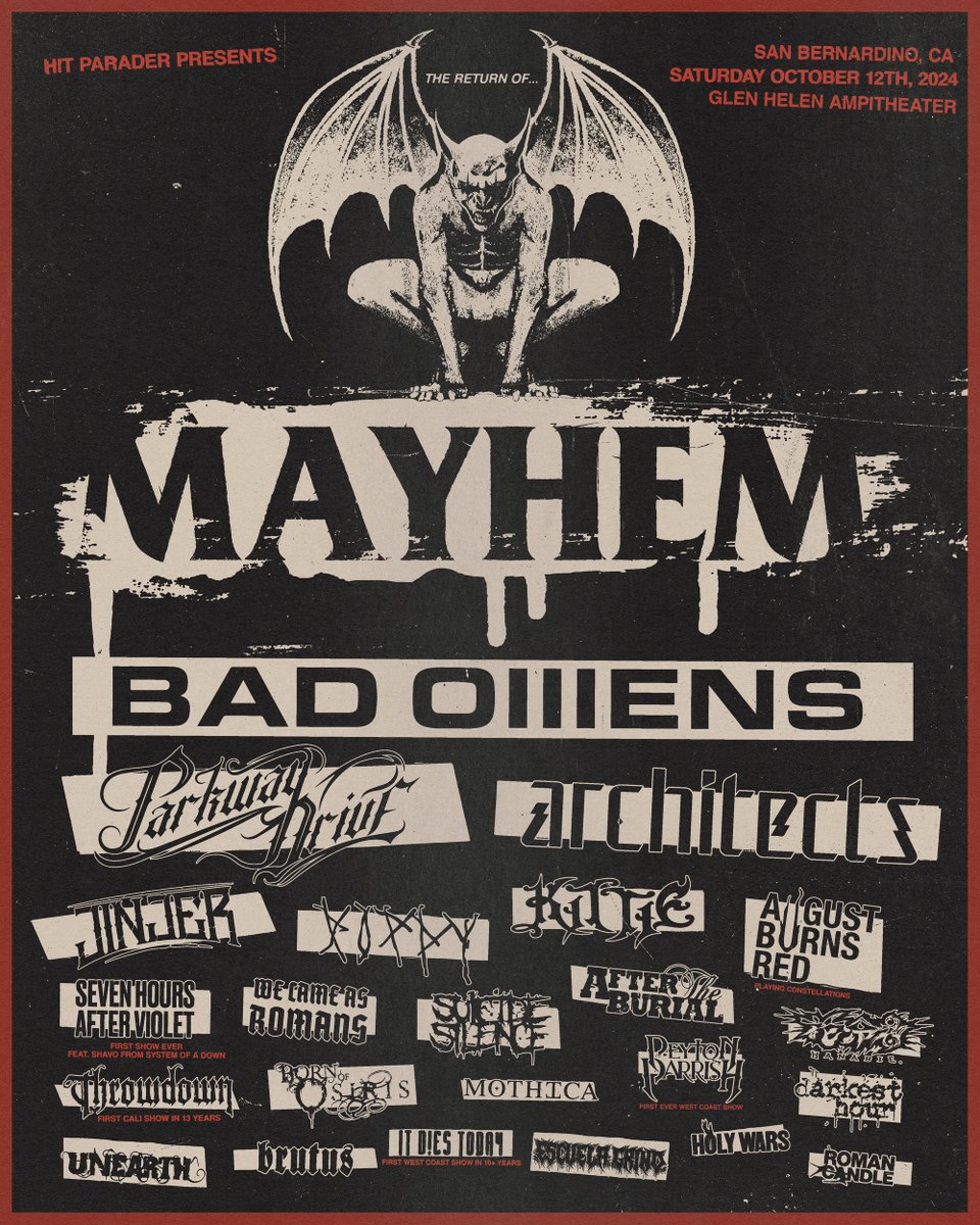 MayhemFest tweet media