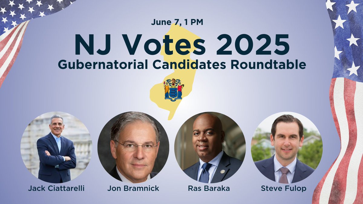 New Jersey Future (@newjerseyfuture) on Twitter photo Watch the NJ Gubernatorial Candidates Roundtable moderated by <a href="/BriVannozziNJ/">Briana Vannozzi</a> from @njspotlightnews! You can see it LIVE on June 7, at 1 p.m. during the #NJPRC24 or through livestream. <a href="/NJ_Planning/">APA New Jersey</a>
Watch the live stream here: youtube.com/live/yaC5i0KsY⦠Watch the NJ Gubernatorial Candidates Roundtable moderated by <a href="/BriVannozziNJ/">Briana Vannozzi</a> from @njspotlightnews! You can see it LIVE on June 7, at 1 p.m. during the #NJPRC24 or through livestream. <a href="/NJ_Planning/">APA New Jersey</a>
Watch the live stream here: youtube.com/live/yaC5i0KsYā¦