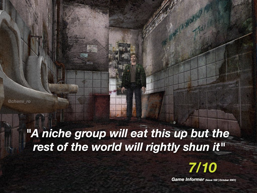 Chemi_Ro's tweet photo. Some of my favorite quotes from Silent Hill 2 PS2 reviews circa 2001: https://t.co/wHmJIbaoNz