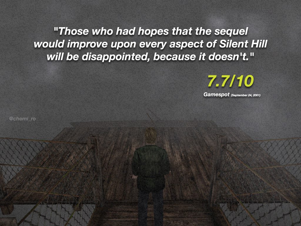 Chemi_Ro's tweet photo. Some of my favorite quotes from Silent Hill 2 PS2 reviews circa 2001: https://t.co/wHmJIbaoNz