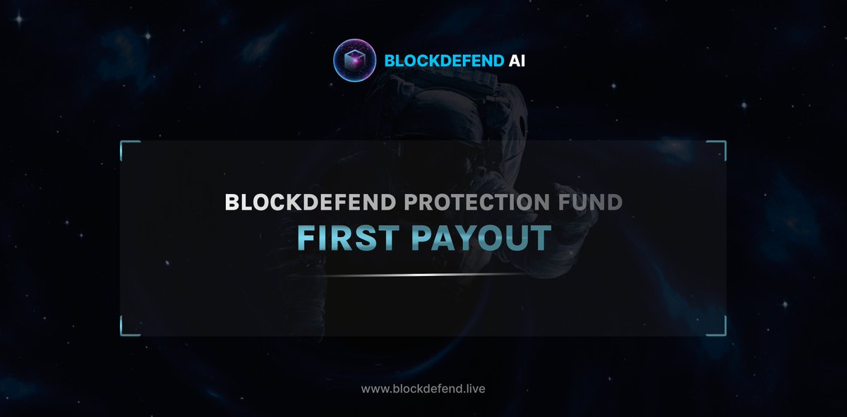 We're thrilled to announce our first compensation payout through the BlockDefend Protection Fund! 💰 

After proper due diligence, the wallet 0x874F24CF868Fa81E36fc055Dc68Ab49aeBE874c7 has received support for their loss due to a wallet drain.

Check out the transaction: