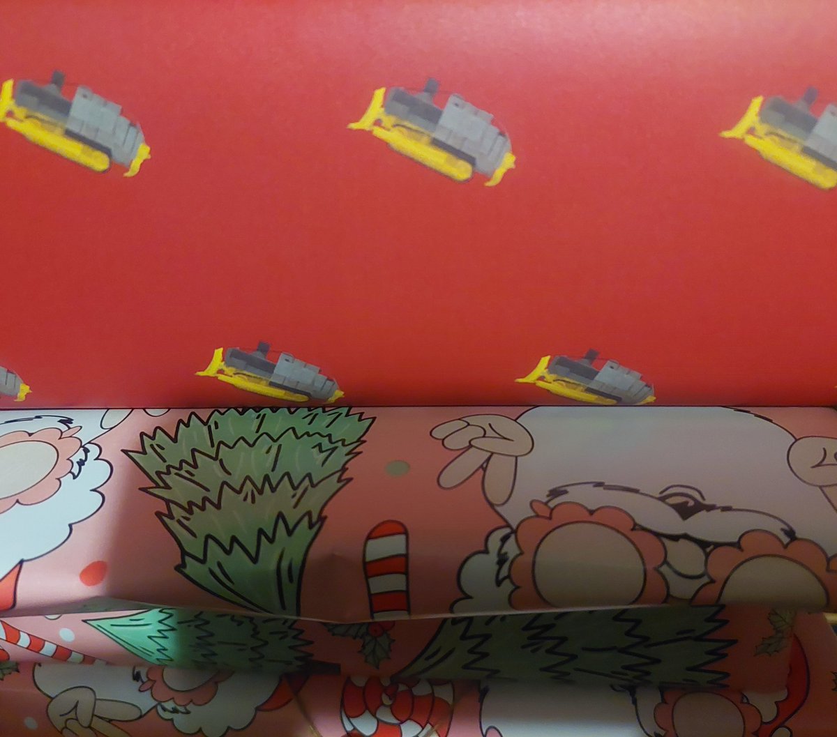 I bought killdozer wrapping paper for Christmas last year, and it was probably the best purchase that I ever made in my entire life.