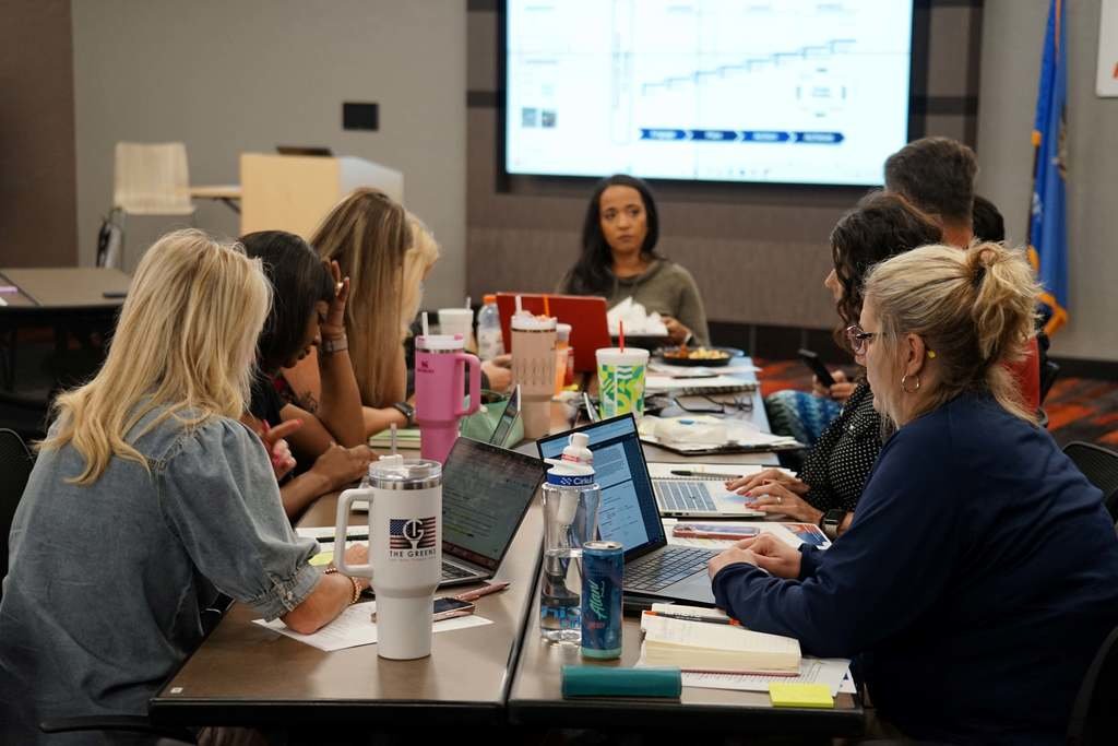 middelnews's tweet photo. Our district leadership team met today to continue working on our Strategic Plan for the upcoming school year. Exciting times ahead as we focus on enhancing our students' learning experiences and success! #mdpurpose #StrategicPlanning #Leadership #OSSBA https://t.co/B8CCT0cfrN