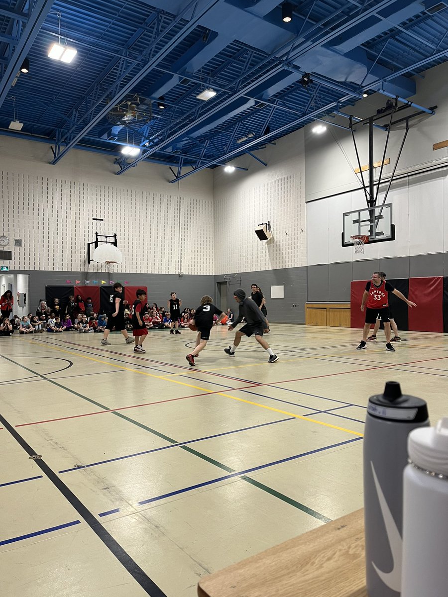 Today was students  dress as your teacher and teachers dress as students at Queen Mary! The junior girls and boys basketball teams also played the teachers today for spirit week! <a href="/QueenMaryHwdsb/">Queen Mary School HWDSB</a>