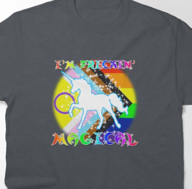 art_chick79's tweet photo. Hey there! Show the world you're a MAGICAL UNICORN with some LGBTQIA+ merch from my Redbubble store! (With love from an intersex designer!) 🌈🏳️‍🌈
https://t.co/gGE4gHqj4M https://t.co/C4Mxtfy52u