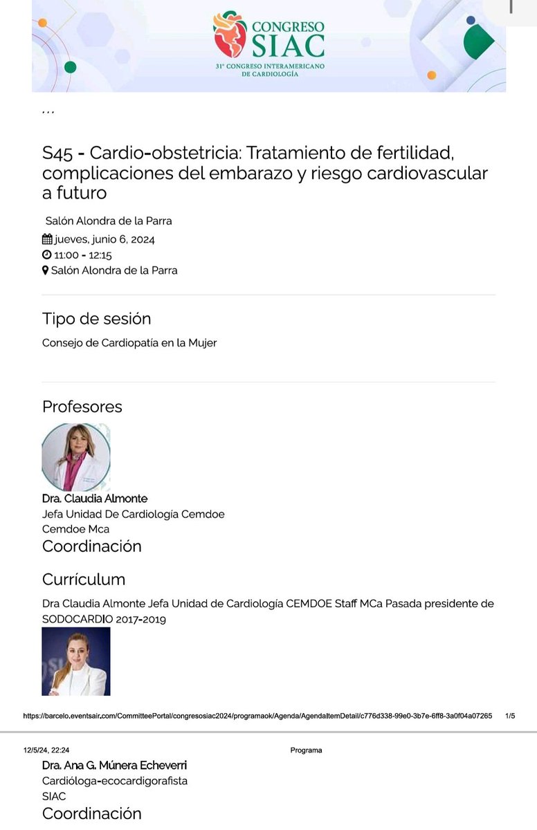 @MujerSIAC (@mujersiac) on Twitter photo Ya llega #CongresoSIAC ! Te invitamos a las mesas oficiales del Consejo de Cardiopatía en la Mujer de SIAC!! Agendalas! No te las pierdas!! <a href="/SIAC_cardio/">SIAC</a> <a href="/siacprevent/">SIACPREVENT</a> <a href="/adribaran/">Adrian Baranchuk MD FACC FRCPC FCCS FSIAC</a> <a href="/Mdelsueldo/">Mildren del Sueldo</a> <a href="/acepuba/">Adriana Puente</a> <a href="/ANCAM_MEXICO/">ANCAM México</a> <a href="/aracelilm/">ARACELI DELGADO</a> <a href="/gonzaeperez/">Gonzalo Perez</a> @ Ya llega #CongresoSIAC ! Te invitamos a las mesas oficiales del Consejo de Cardiopatía en la Mujer de SIAC!! Agendalas! No te las pierdas!! <a href="/SIAC_cardio/">SIAC</a> <a href="/siacprevent/">SIACPREVENT</a> <a href="/adribaran/">Adrian Baranchuk MD FACC FRCPC FCCS FSIAC</a> <a href="/Mdelsueldo/">Mildren del Sueldo</a> <a href="/acepuba/">Adriana Puente</a> <a href="/ANCAM_MEXICO/">ANCAM México</a> <a href="/aracelilm/">ARACELI DELGADO</a> <a href="/gonzaeperez/">Gonzalo Perez</a> @