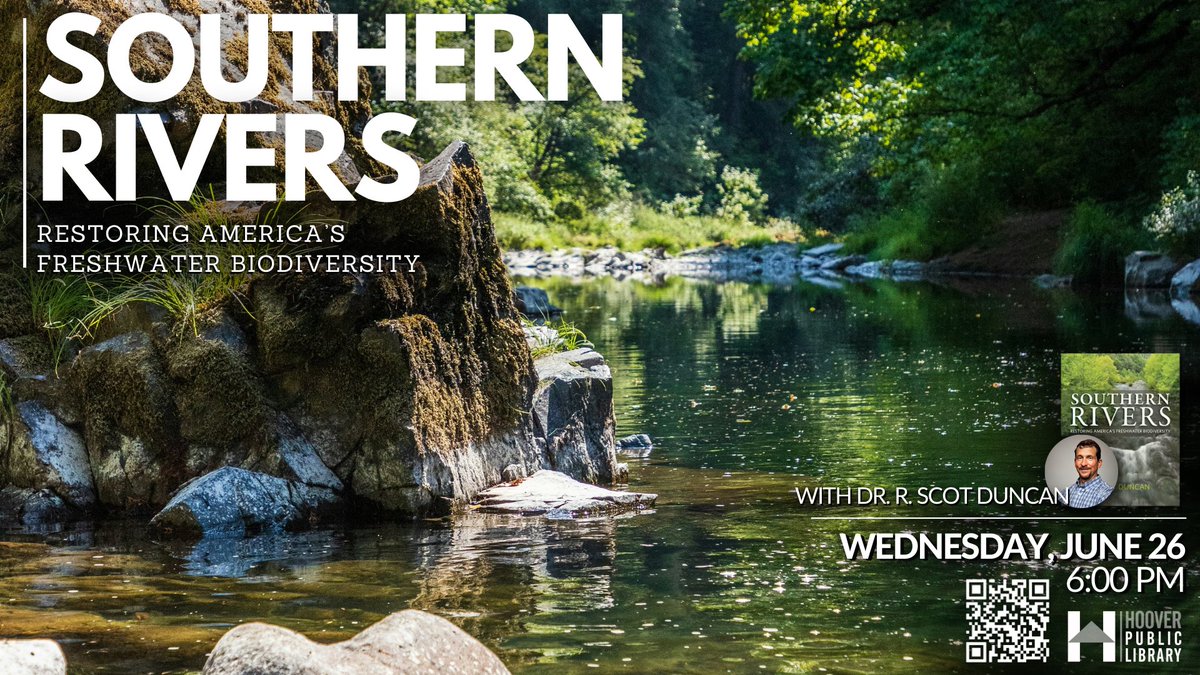 Nature writer and biologist R. Scot Duncan explores the perilous state of the Southeast's rivers and the urgent need to safeguard them. The epicenter of North American freshwater biodiversity, these river systems are the top global hotspot for important aquatic animals.