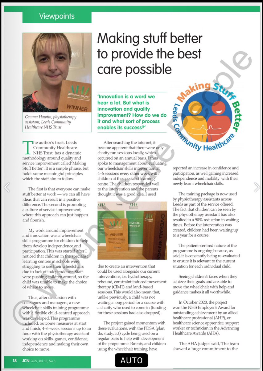 gvhawtin's tweet image. Career highlight 
Always will be presenting a project lead by  #AHPSupportWorkers 

Producing a journal article on #AHPQI &amp;amp; #project #leadership @neyahpqi 

Now offered within the service and will leave it as a legacy #proud 
#S4CA