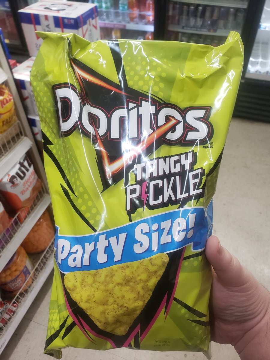 WGTabletop's tweet photo. Mini #SnackHunter, these aren't new but some of my favorites are back. Ranch Fritos are my favorite variation, and I guess it's back cause Yellowstone is about ranching (?) and I doing Tangy Pickle Doritos at Dollar General, been over a year since I've seen them anywhere https://t.co/4BWHp2SoIs