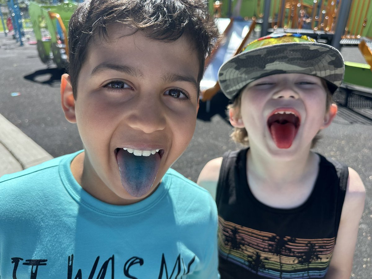 Fun in the Sun (and wind,  but wind is what we do well!)! Kona Ice is always a beloved and special treat that puts a smile in our hearts . The proof is right here!