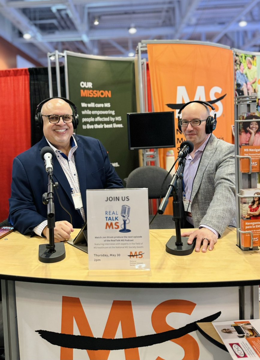 it was a great pleasure recording this episode of realtalkMS with jon at CMSC — in the middle of the exhibit hall — last week in nashville. we talked about topics in #MS that I think are essential, and I hope people find it meaningful.
