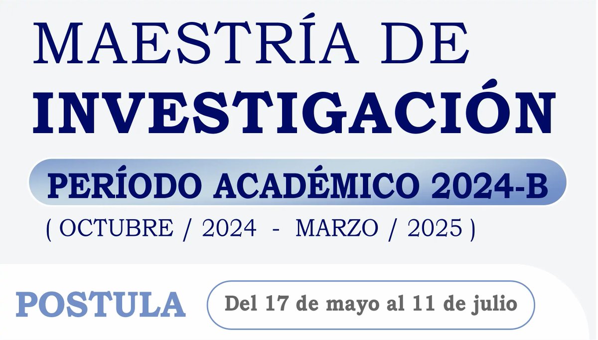 gestioncyt's tweet photo. 💲 Obtén el 80% de beca para los postulantes y accede a una formación de alto nivel.
📅 Fecha de apertura: 17 de mayo
📅 Cierre de inscripciones: 11 de julio
Inscríbete hoy mismo y empieza a construir tu futuro! -> https://t.co/zWdXRQGyZT https://t.co/wb2UoavZEQ