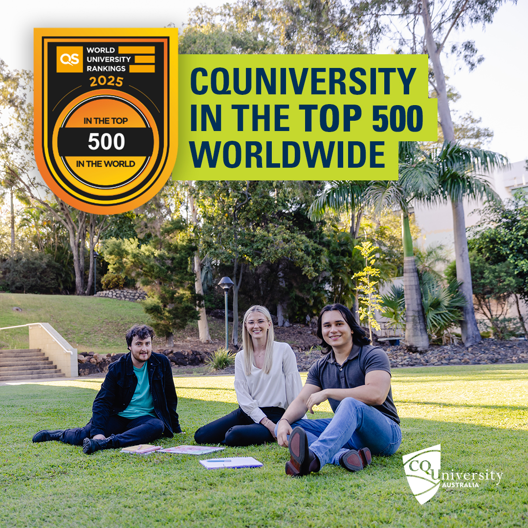 We're a top 500 university!! 👏🎓

CQUniversity has increased its world standing by almost 100 places, leaping up the rankings from 590th position last year, to number 495 in 2025. 

Read more 👉ow.ly/hGeF50S94uG