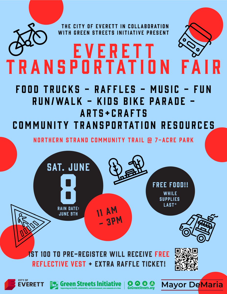 BikeToTheSea's tweet image. We're excited to be leading a bike ride as part of the first ever Everett Community Transportation Fair on Sat. 6/8 (rain date June 9)! This special event will offer FREE and fun activities for all! You can register here: gogreenstreets.org/what-moves-eve…

#cityofeverett #everettma #fair