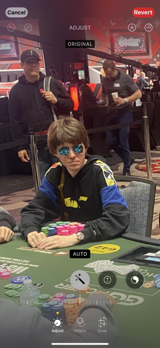 fishinson's tweet photo. Gonna be tough to beat the ghost of Stu Ungar https://t.co/DsR0tR1YEl