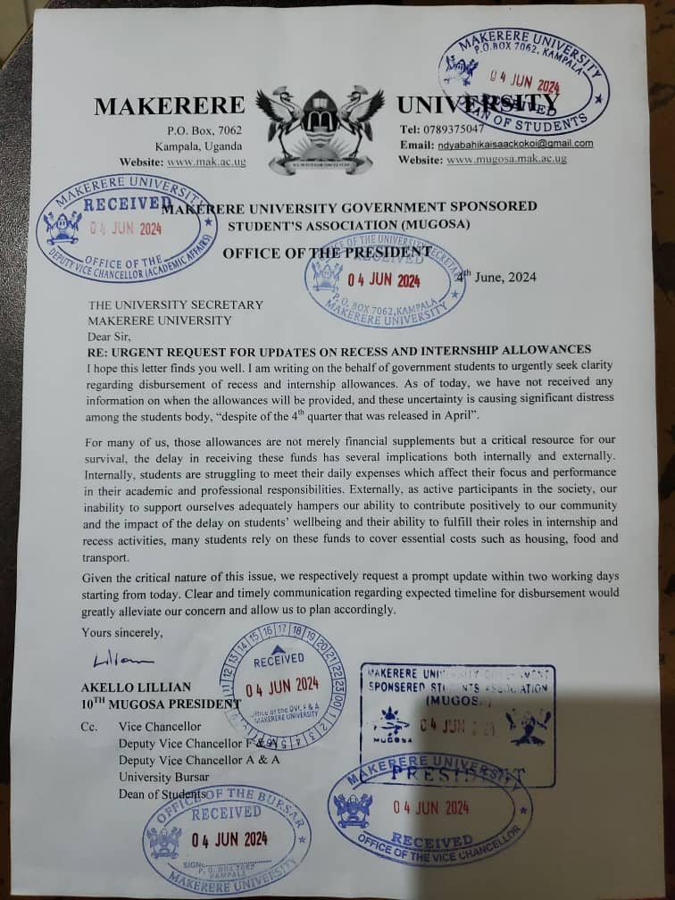 akolpaul6's tweet photo. Seeking Answers! @MUGOSAChairperson demands clarity on student allowance disbursement dates.
Transparency needed!
Thanks @mamacaes01 for advocating for students' rights. #StudentWelfare
#AllowanceUpdate
#MUGOSA" https://t.co/ZR1fjj6T5e