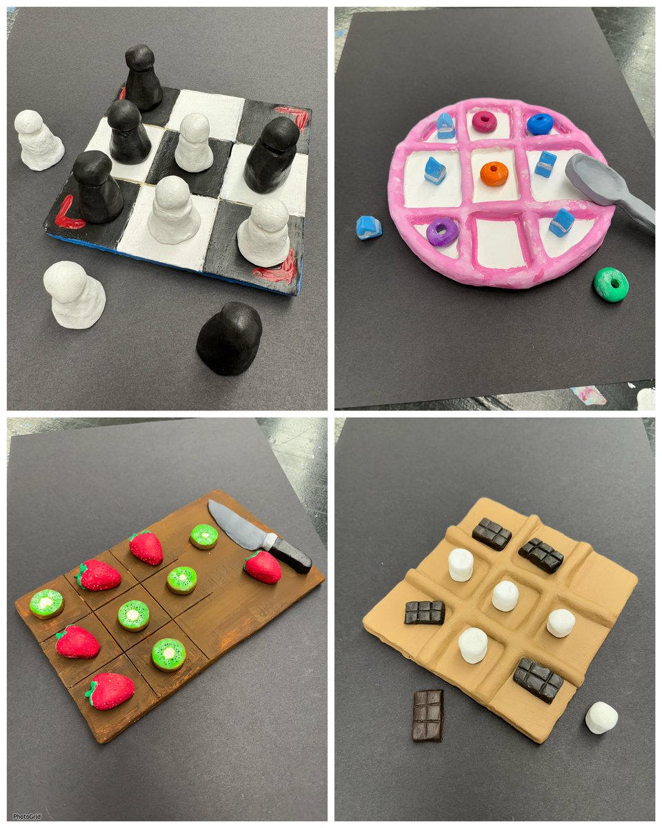 The first Tic Tac Toe Boards are finished! 7th graders have worked so hard on their ceramic Tic Tac Toe boards and pieces with a theme of their choosing. They are so creative and unique!
#listentolearnxrds